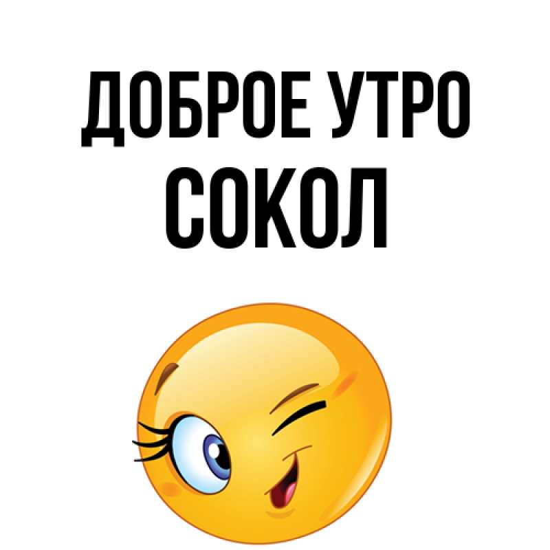 Картинка Доброе утро, Сокол