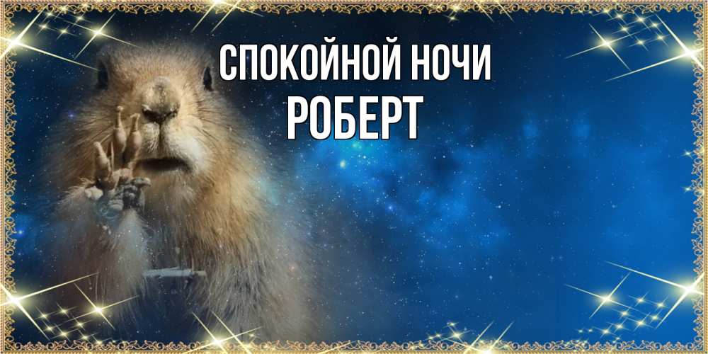 Открытка на каждый день с именем, Роберт Спокойной ночи спокойной ночи сладких снов Прикольная открытка с пожеланием онлайн скачать бесплатно 
