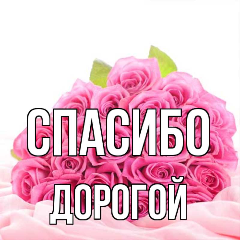 Картинка Спасибо, Дорогой