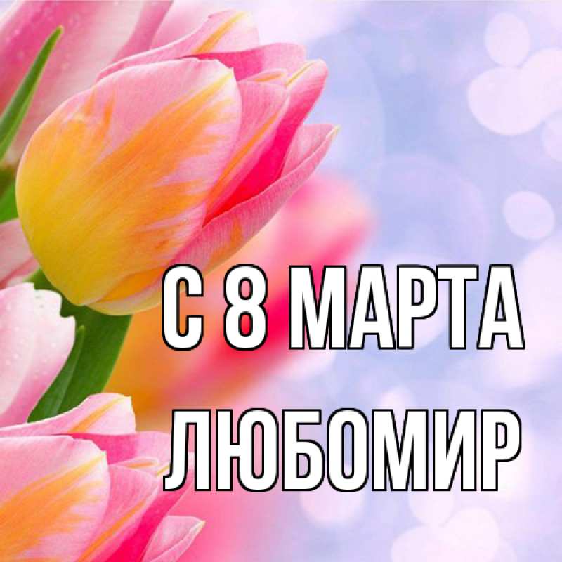 Картинка C 8 МАРТА, Любомир