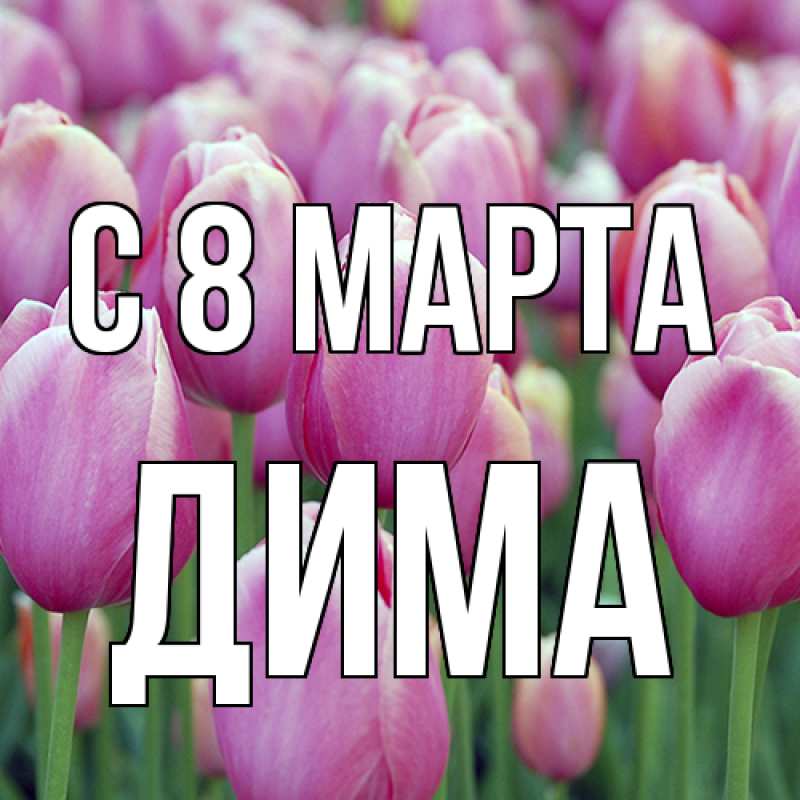 Картинка C 8 МАРТА, Дима