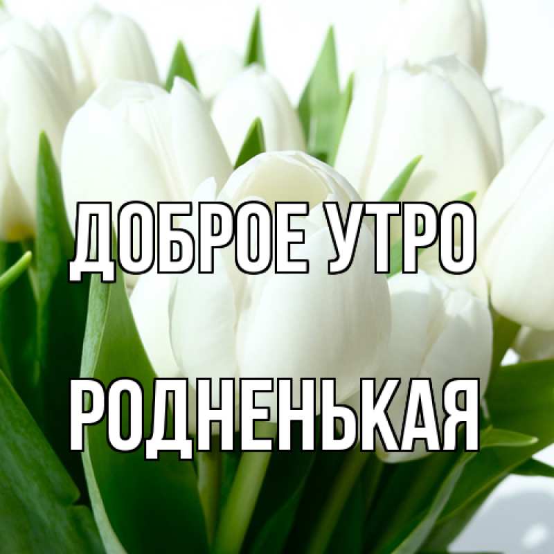 Картинка Доброе утро, Родненькая
