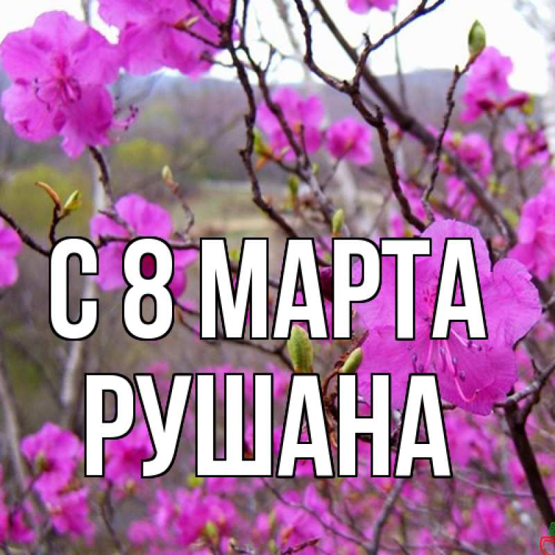 Картинка C 8 МАРТА, Рушана