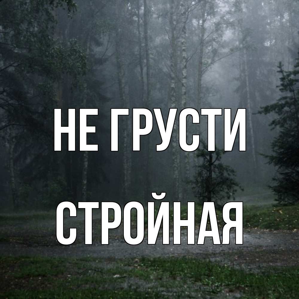 Открытка на каждый день с именем, Стpойная Не грусти осень Прикольная открытка с пожеланием онлайн скачать бесплатно 