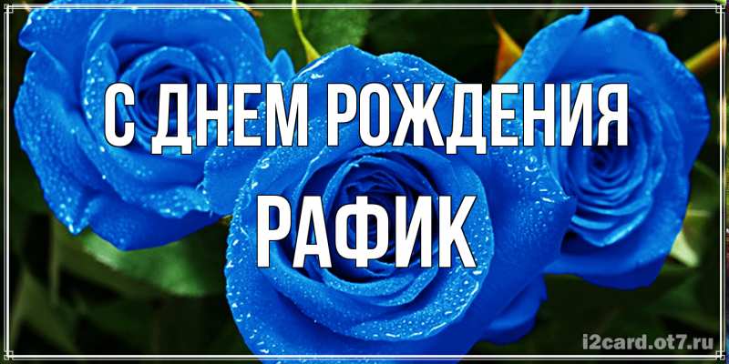Картинка С днем рождения, Рафик