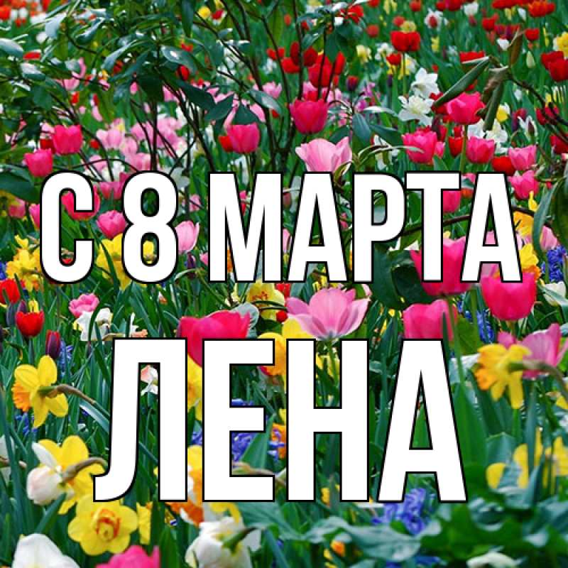 Картинка C 8 МАРТА, Лена