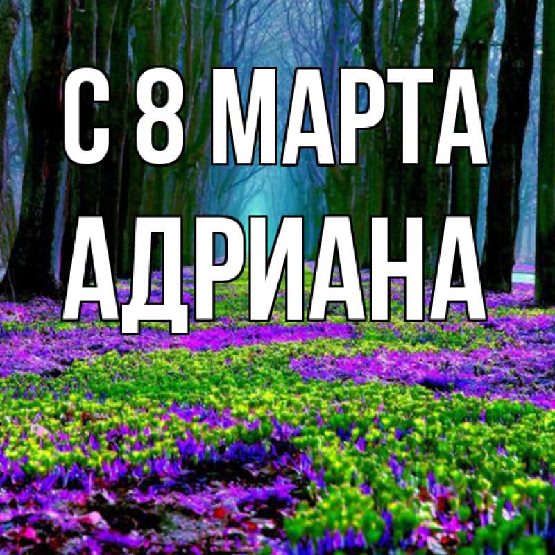 Картинка C 8 МАРТА, Адриана