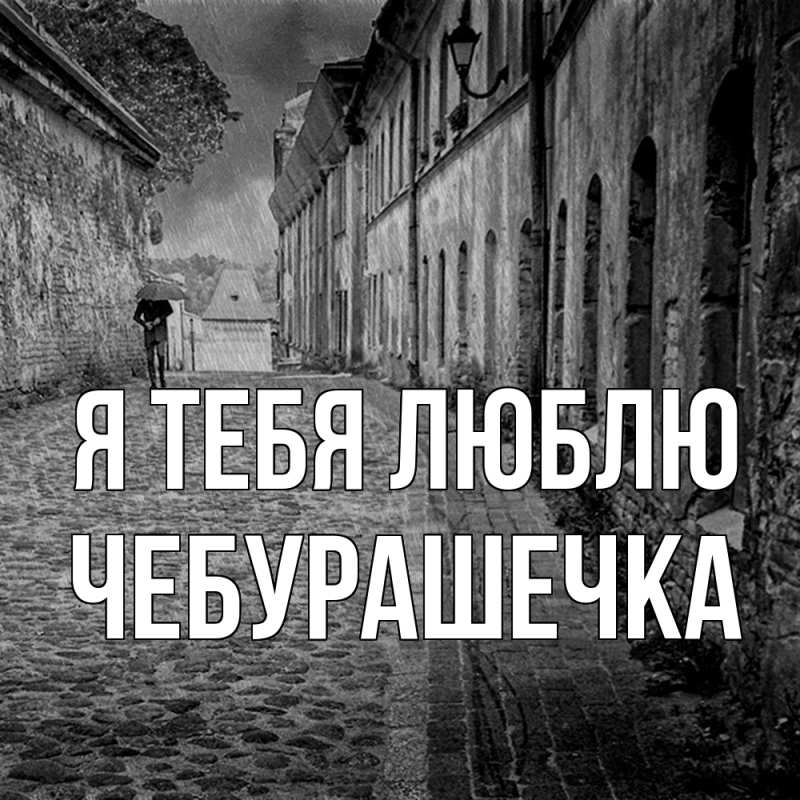 Картинка Я тебя люблю, Чебурашечка
