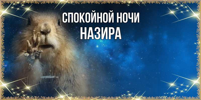Картинка Спокойной ночи, Назира