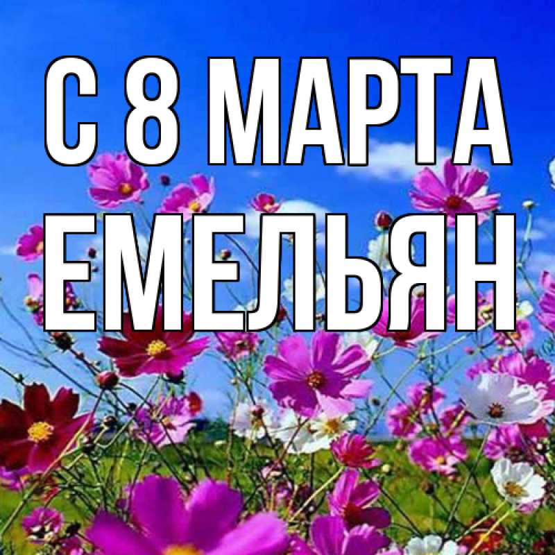 Картинка C 8 МАРТА, Емельян