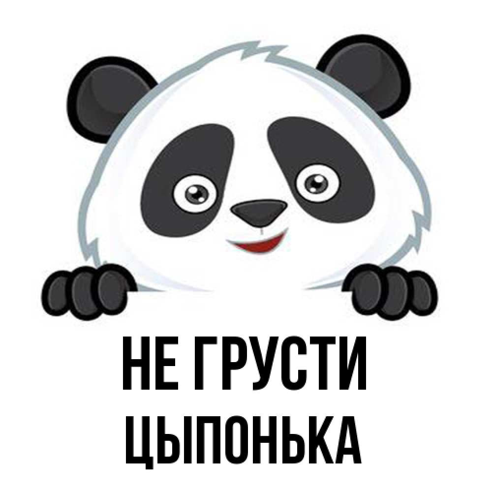 Открытка на каждый день с именем, Цыпонька Не грусти не надо печалиться Прикольная открытка с пожеланием онлайн скачать бесплатно 