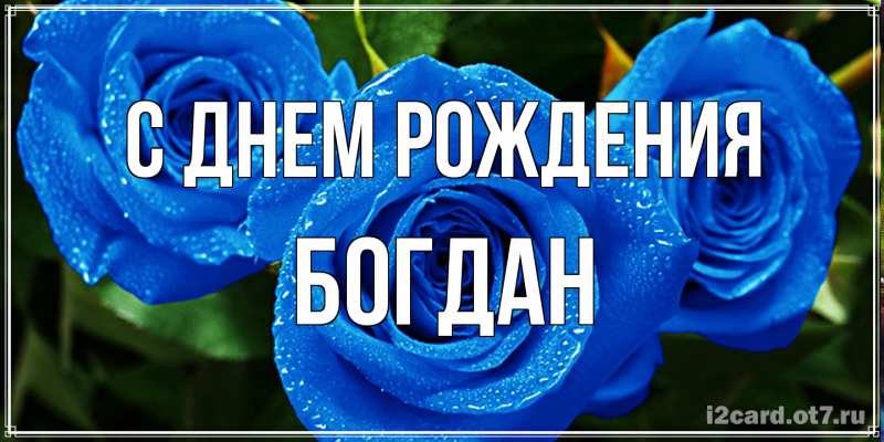 Картинка С днем рождения, Богдан