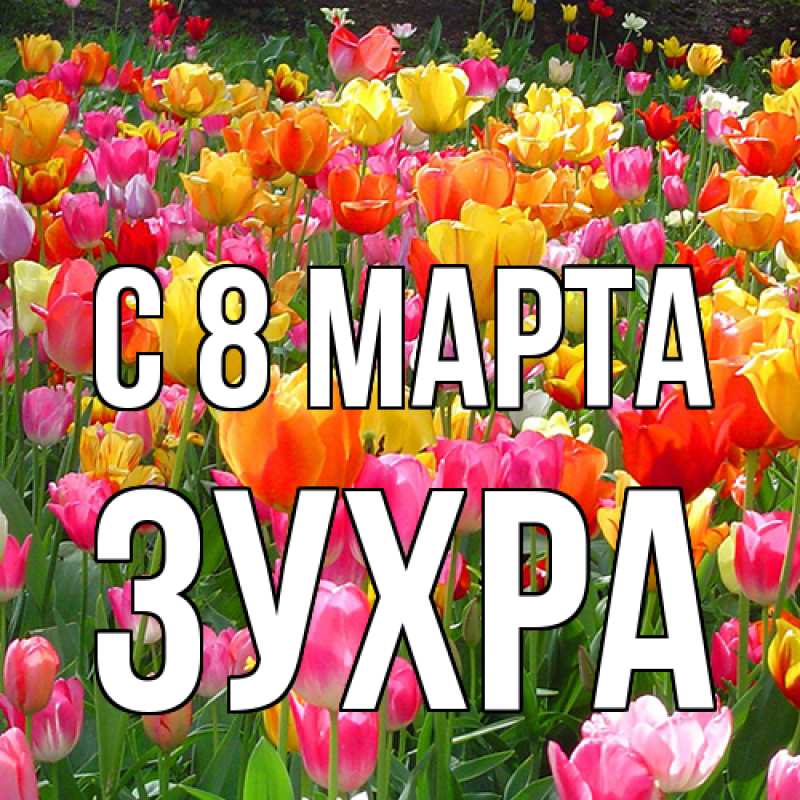 Картинка C 8 МАРТА, Зухра