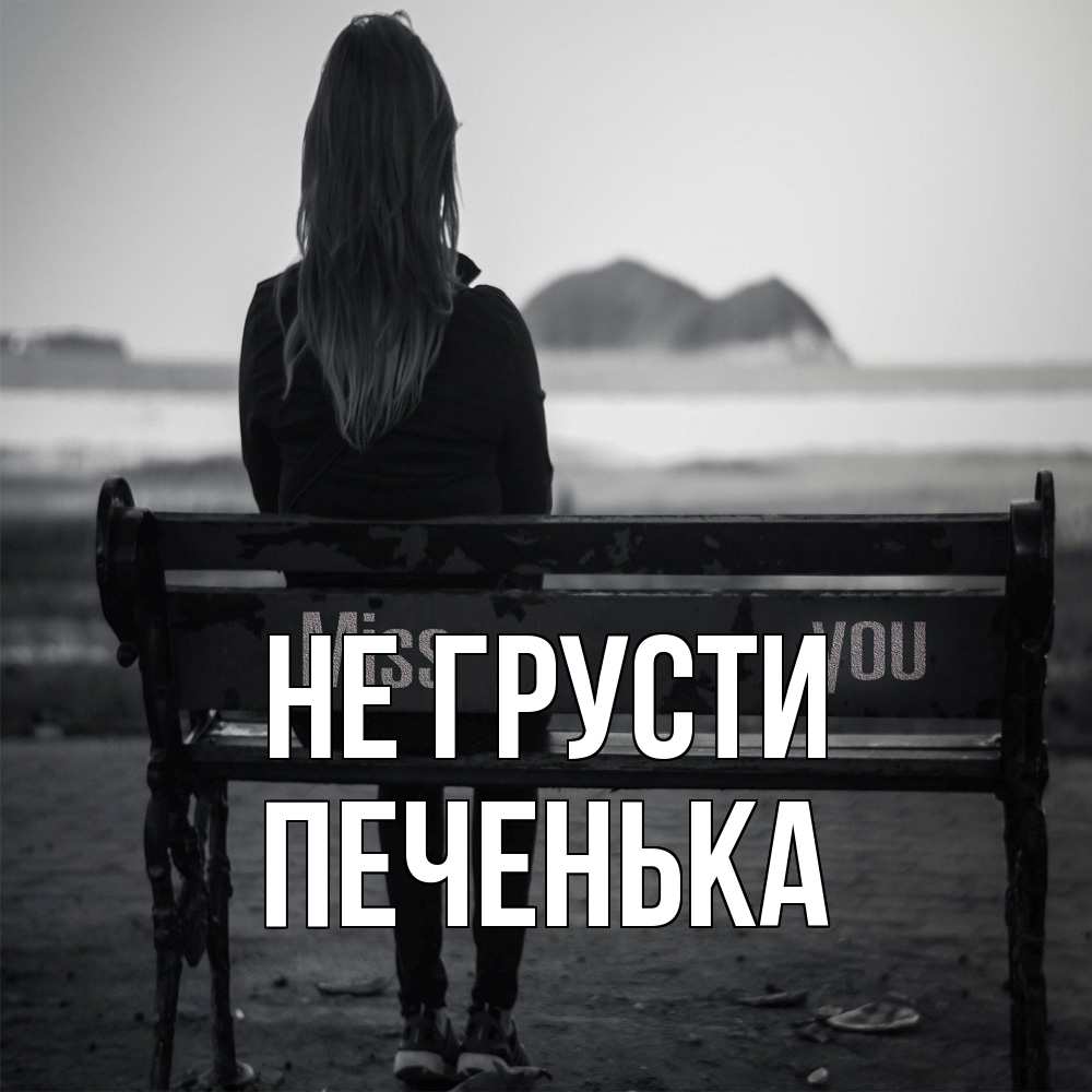 Открытка на каждый день с именем, Печенька Не грусти смотрит на скалы Прикольная открытка с пожеланием онлайн скачать бесплатно 