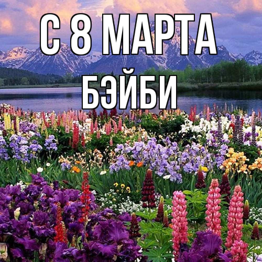 Открытка на каждый день с именем, бэйби C 8 МАРТА международный женский день Прикольная открытка с пожеланием онлайн скачать бесплатно 