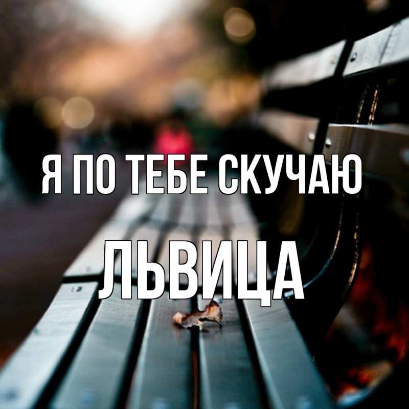 Картинка Я по тебе скучаю, Львица