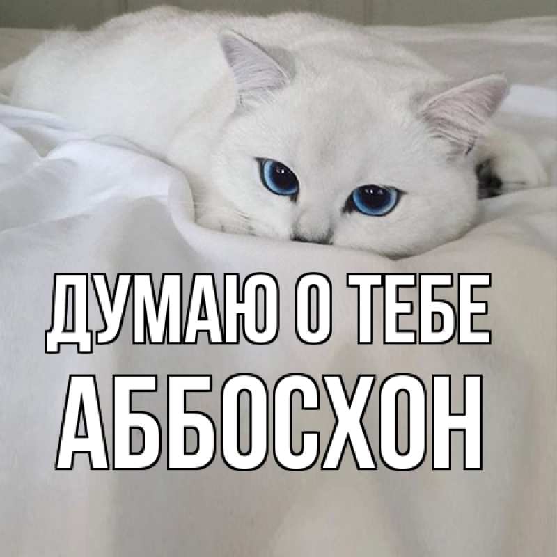 Картинка Думаю о тебе, Аббосхон