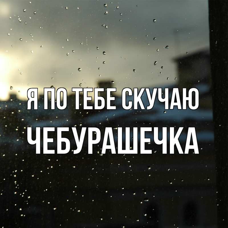 Картинка Я по тебе скучаю, Чебурашечка