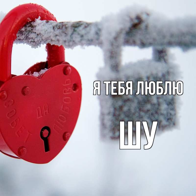 Картинка Я тебя люблю, Шу