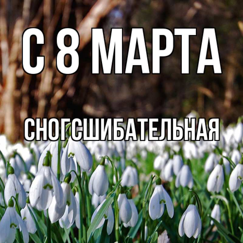 Картинка C 8 МАРТА, сногсшибательная