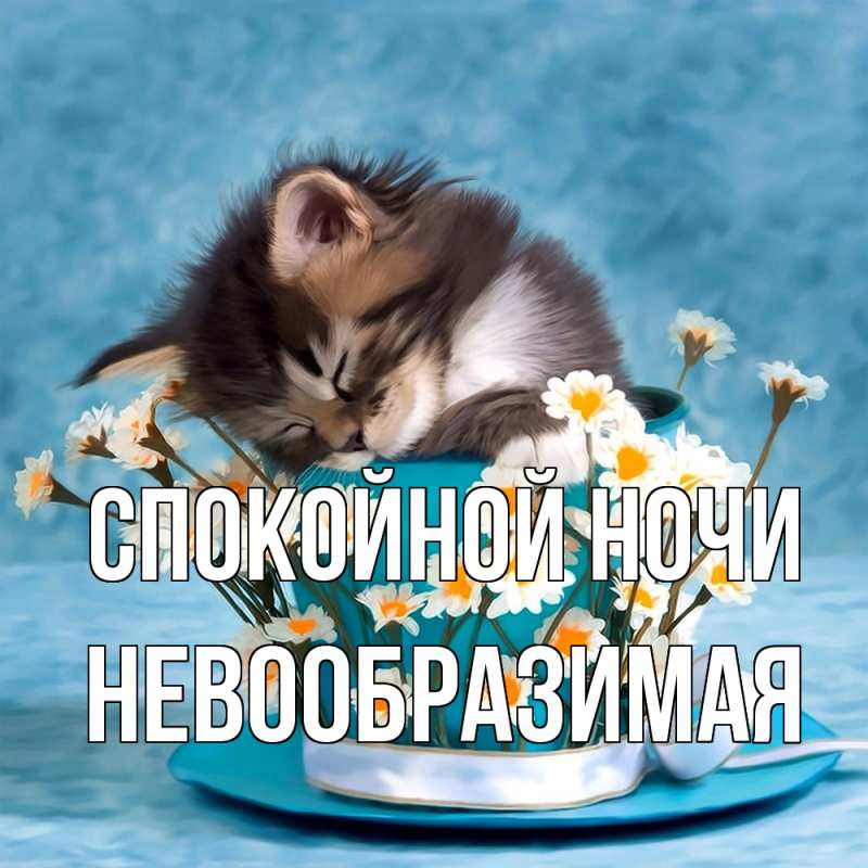 Картинка Спокойной ночи, Невообразимая