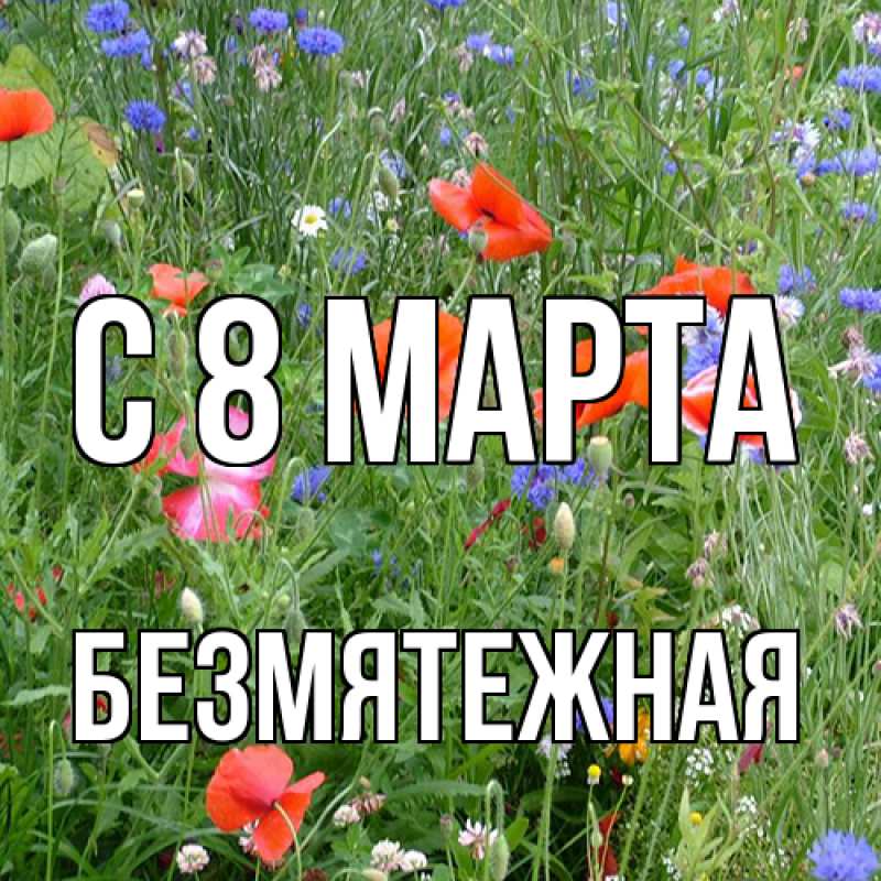 Картинка C 8 МАРТА, безмятежная
