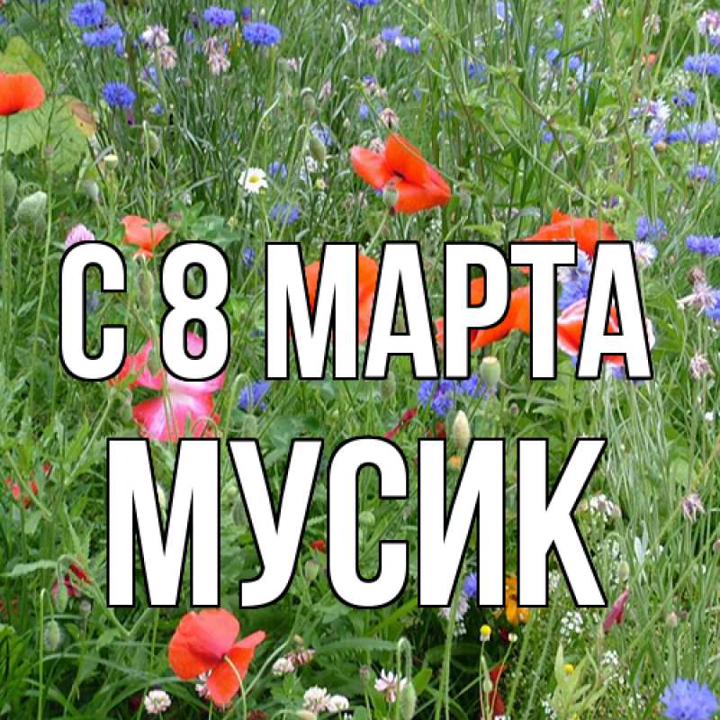Картинка C 8 МАРТА, мусик