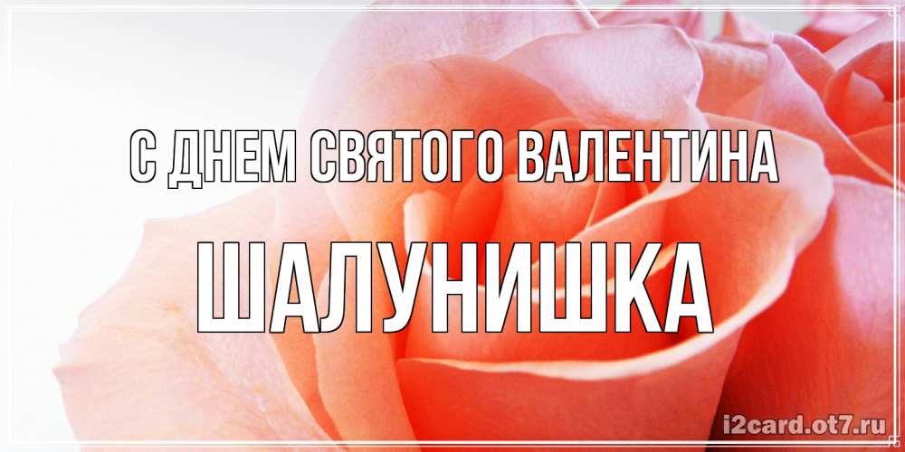 Открытка на каждый день с именем, шалунишка С днем Святого Валентина открытка на день Святого Валентина с розовой розой Прикольная открытка с пожеланием онлайн скачать бесплатно 