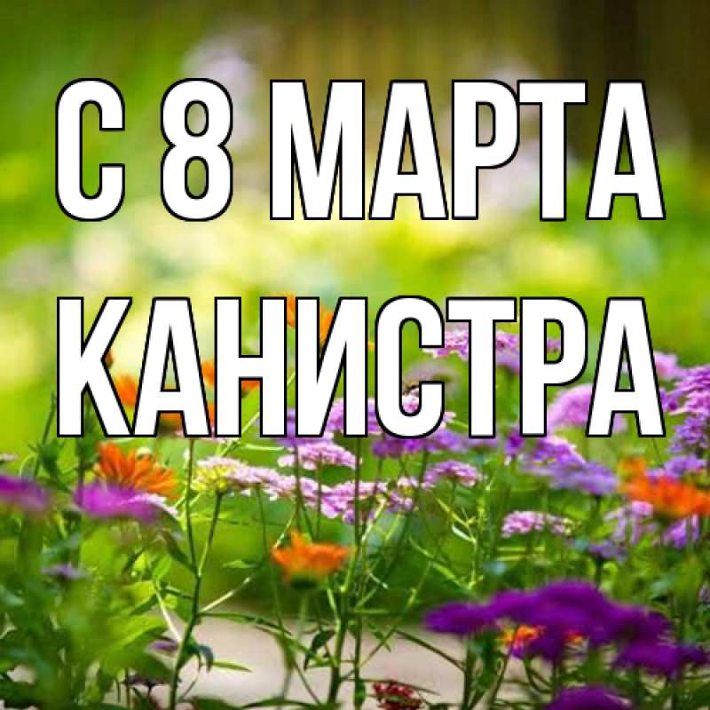 Картинка C 8 МАРТА, Канистра