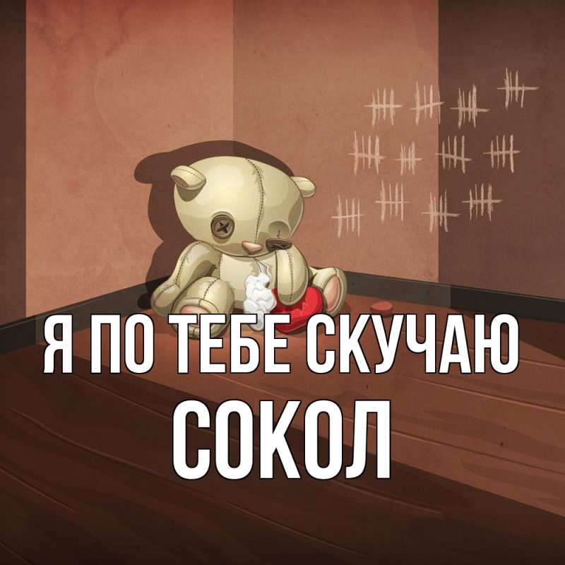 Картинка Я по тебе скучаю, Сокол