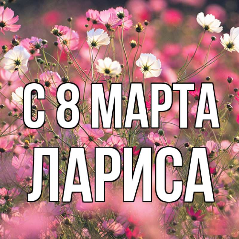 Картинка C 8 МАРТА, Лариса