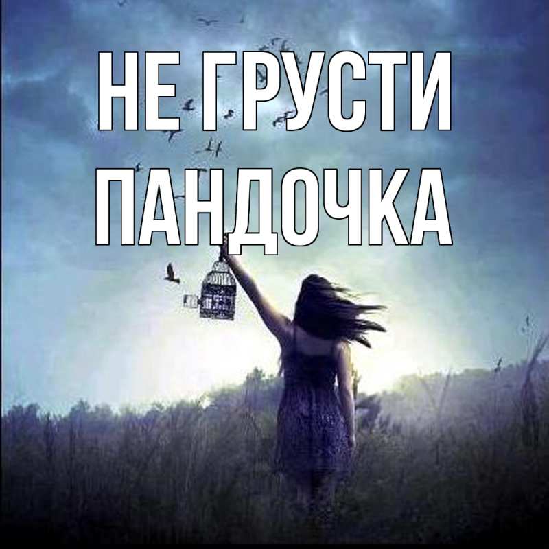 Картинка Не грусти, пандочка