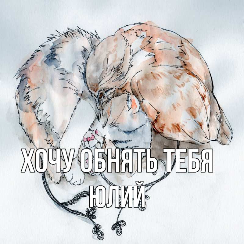 Картинка Хочу обнять тебя, Юлий