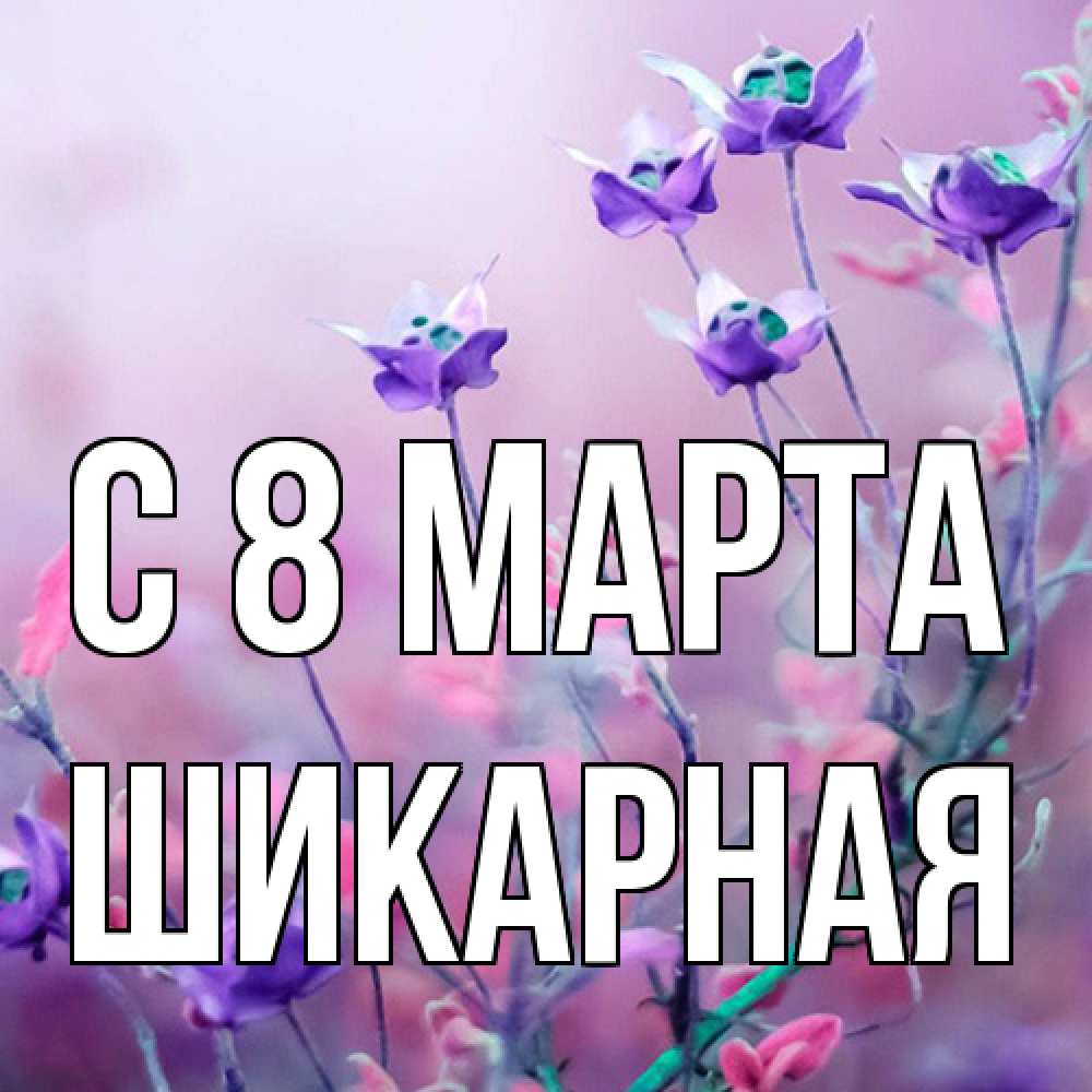 Открытка на каждый день с именем, шикарная C 8 МАРТА международный женский день 2 Прикольная открытка с пожеланием онлайн скачать бесплатно 