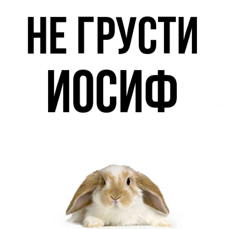 Картинка Не грусти, Иосиф