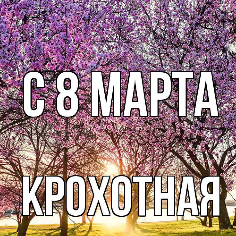 Открытка на каждый день с именем, Крохотная C 8 МАРТА международный женский день Прикольная открытка с пожеланием онлайн скачать бесплатно 