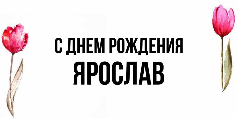 Картинка С днем рождения, Ярослав