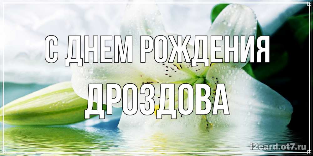 Открытка на каждый день с именем, Дроздова С днем рождения лилия на открытке ко дню рождения Прикольная открытка с пожеланием онлайн скачать бесплатно 