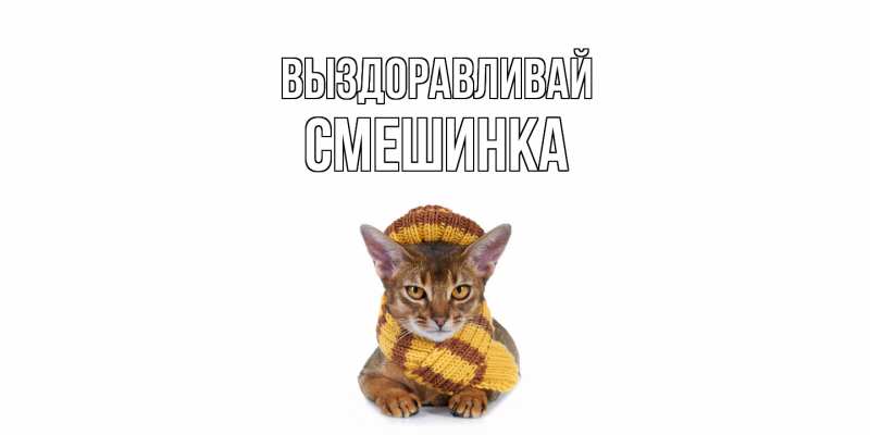 Картинка Выздоравливай, Смешинка
