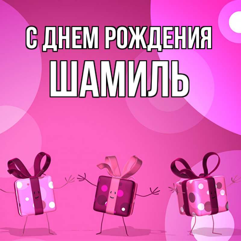 Картинка С днем рождения, Шамиль