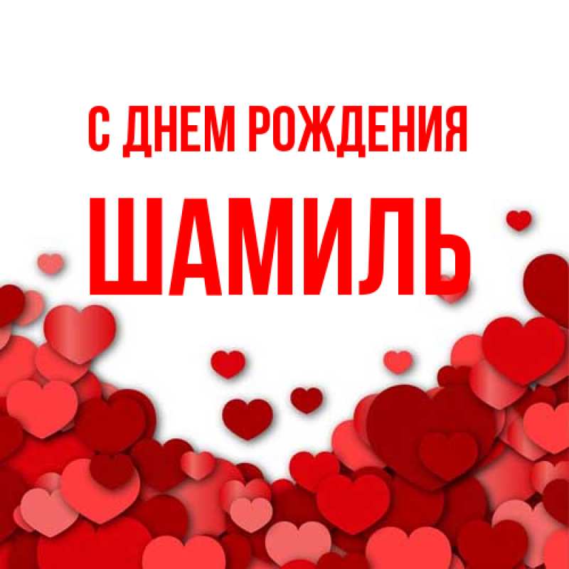 Картинка С днем рождения, Шамиль
