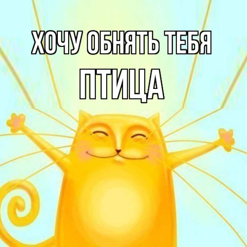 Картинка Хочу обнять тебя, Птица