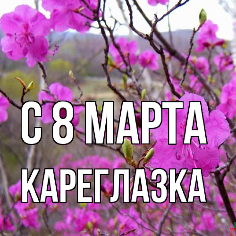 Картинка C 8 МАРТА, кареглазка