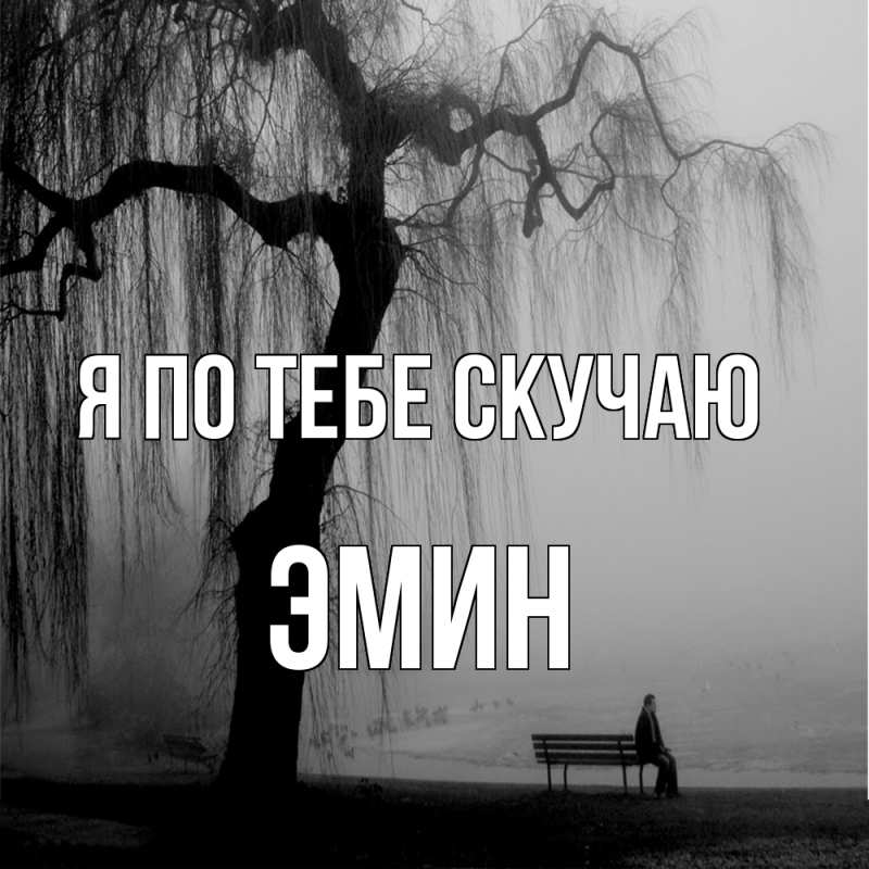 Картинка Я по тебе скучаю, Эмин