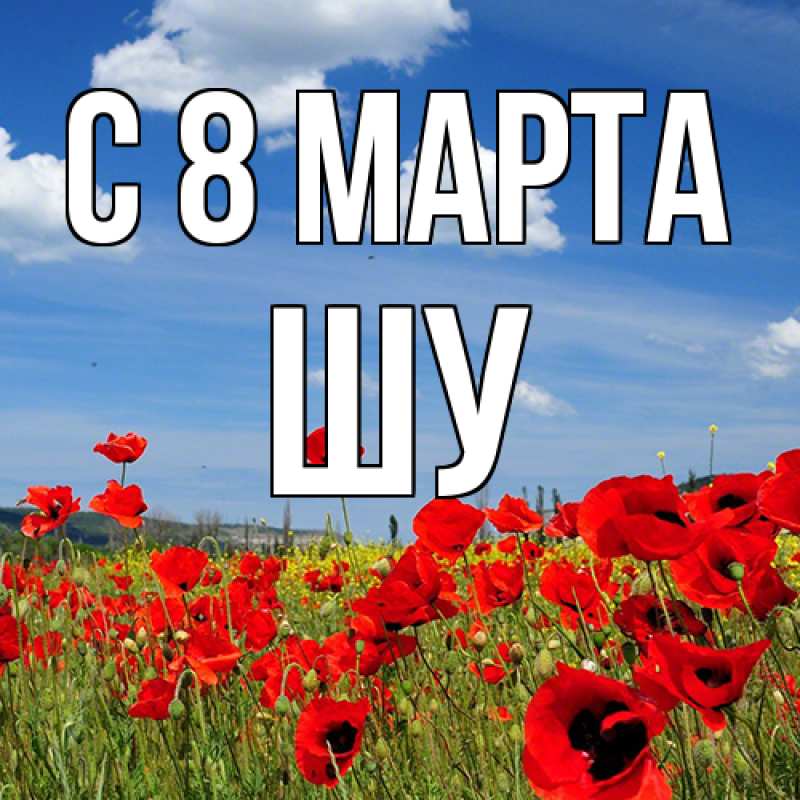 Картинка C 8 МАРТА, Шу