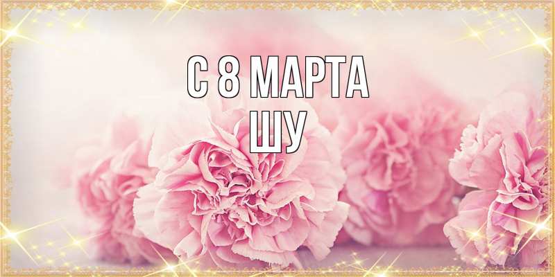 Картинка C 8 МАРТА, Шу