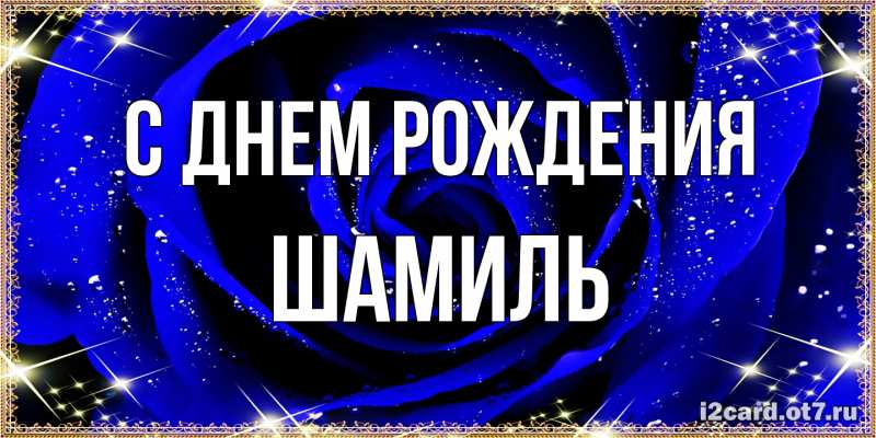Картинка С днем рождения, Шамиль
