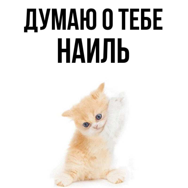 Картинка Думаю о тебе, Наиль