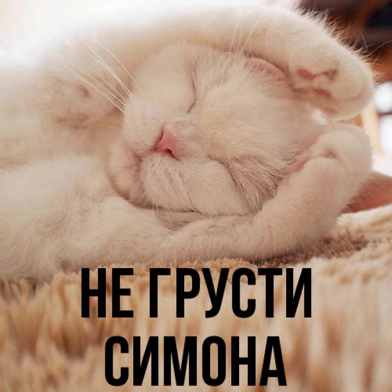 Картинка Не грусти, Симона