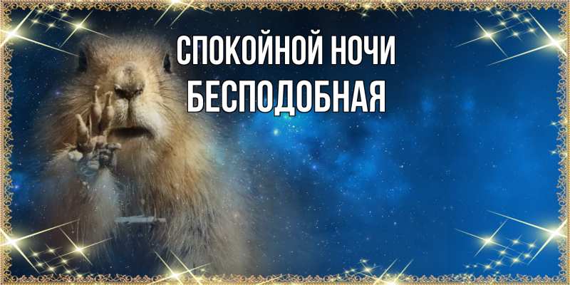 Картинка Спокойной ночи, бесподобная